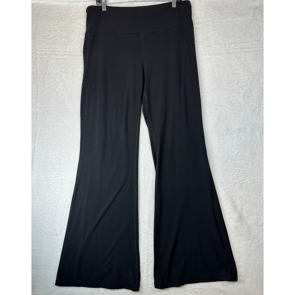 Athleta Elation Flare Pant Womens XL Black High Rise Yoga Leggings